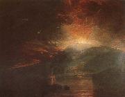 Joseph Mallord William Turner Volcano erupt oil painting